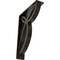 Ekena Millwork Versailles Wrought Iron Bracket, (Triple center brace), Antiqued Warm Silver 2"W x 7 1/2"D x 10"H BKTM02X07X10TVEAWS - alternate 1